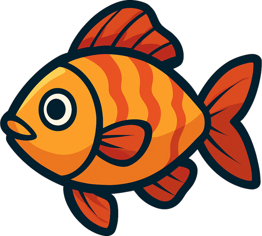 Fish.
In-Game asset.  2d.  High contrast.  No shadows