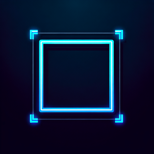 square with Neon dark blue borders, simple, futuristic, 2d.
Single Game Texture. In-Game asset. 2d. Blank background. High contrast. No shadows.