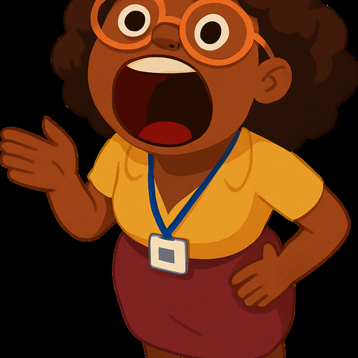 make her look like she opened her mouth alot and screamed