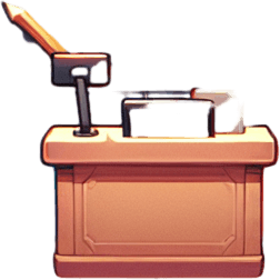 school.
Single Game Texture. In-Game asset. 2d. Blank background. High contrast. No shadows.