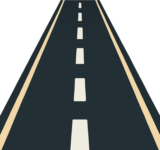 road.
In-Game asset.  2d.  High contrast.  No shadows