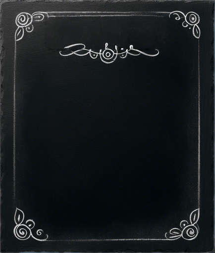 Text "POTION" handwritten in chalk