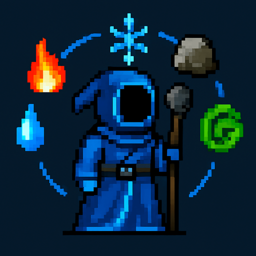 Tint the wizard to blue