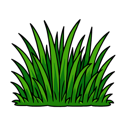 cesped.
In-Game asset.  2d.  High contrast.  No shadows