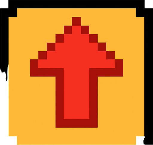 indicator, pixel, 2d.
In-Game asset.  2d.  High contrast.  No shadows