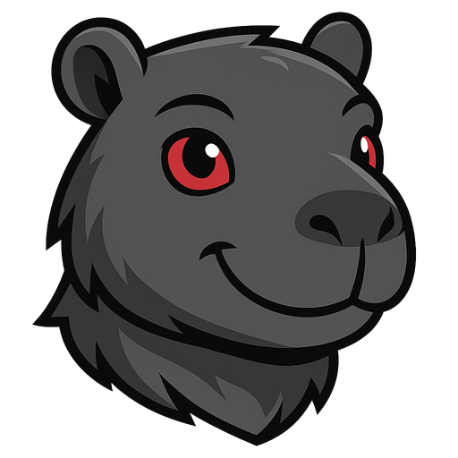 Has este capibara mas joven y pequeño. Recuerda usar los rasgos y formas de un capibara. Añadele una sonrisa sin mostrar los dientes. Sin fondo