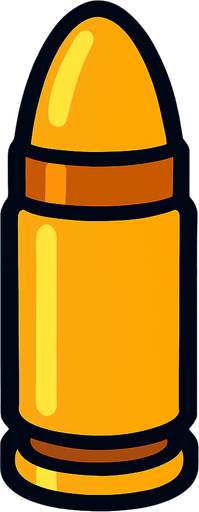 ammo.
In-Game asset.  2d.  High contrast.  No shadows