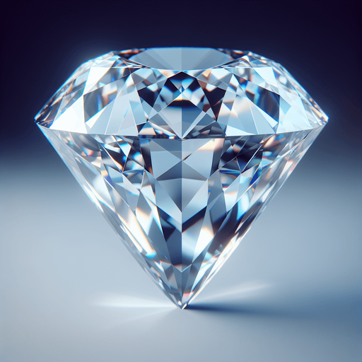 transparent 3d diamond.
In-Game asset. 3d. Blank background. High contrast. No shadows.