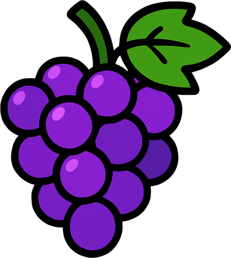 Üzüm.
In-Game asset.  2d.  High contrast.  No shadows
