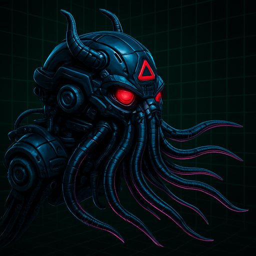 Variations mechanical squid sentinel matrix side animation fully in frame