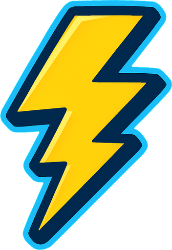 Thunder.
In-Game asset.  2d.  High contrast.  No shadows