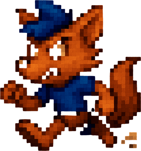 Corriendo, pixelart