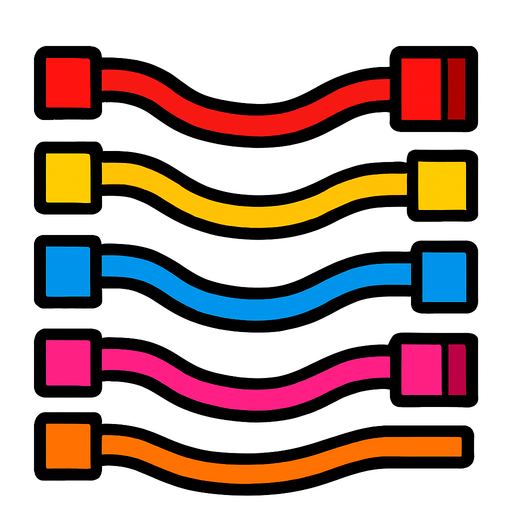 cableWire among us.
In-Game asset.  2d.  High contrast.  No shadows