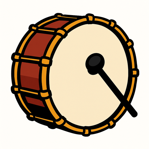 davul.
In-Game asset.  2d.  High contrast.  No shadows