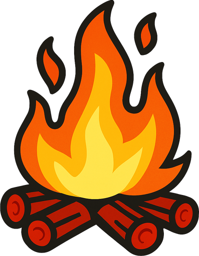 ateş.
In-Game asset.  2d.  High contrast.  No shadows