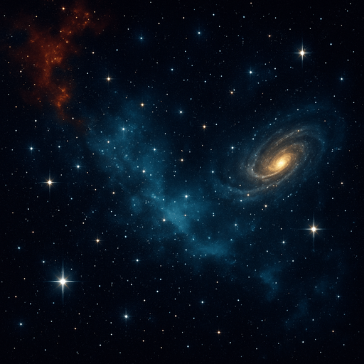 Realistic space backdrop.
In-Game asset.  2d.  High contrast.  No shadows