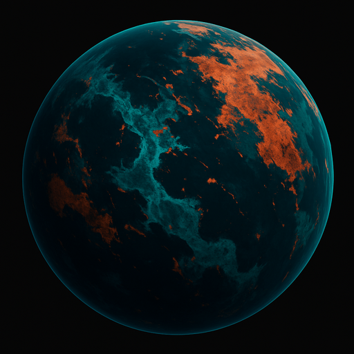 Create si-fi realistic planet 3D views. In-Game asset. 2d. High contrast. No shadows.
In-Game asset.  2d.  High contrast.  No shadows