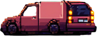 cyberpunk pixel art asphalt street. In-Game asset. 2d. High contrast. No shadows, street debris