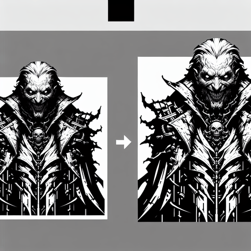 villan.
Single Game Texture. In-Game asset. 2d. Blank background. High contrast. No shadows.