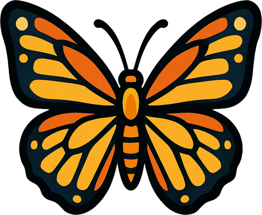 make a butterfly.
In-Game asset.  High contrast.  No shadows