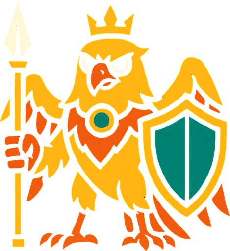 2d bird guardian.
In-Game asset.  2d.  High contrast.  No shadows