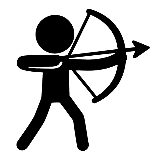 Cöp adam elinda yay olsun.
In-Game asset.  2d.  High contrast.  No shadows