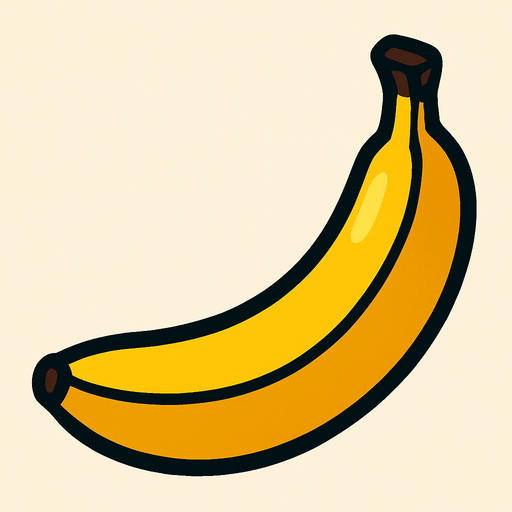 just banana picture..
In-Game asset.  2d.  High contrast.  No shadows