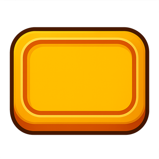 3d button empty.
In-Game asset.  2d.  High contrast.  No shadows
