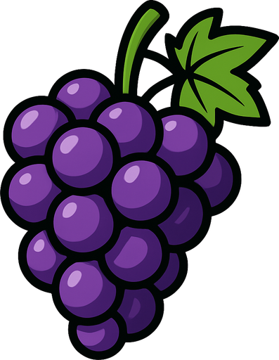 Üzüm.
In-Game asset.  2d.  High contrast.  No shadows