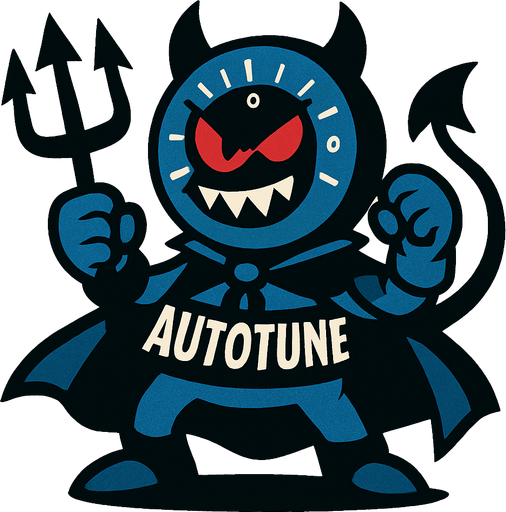 Autotune malicioso personificado como enemigo.
In-Game asset.  2d.  High contrast.  No shadows