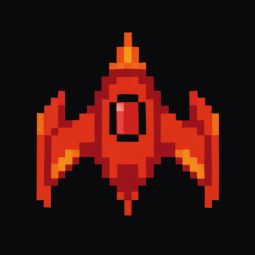 enemy spaceship 8 bit