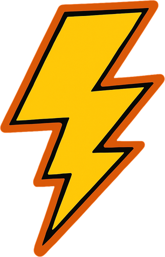 Thunder.
In-Game asset.  2d.  High contrast.  No shadows