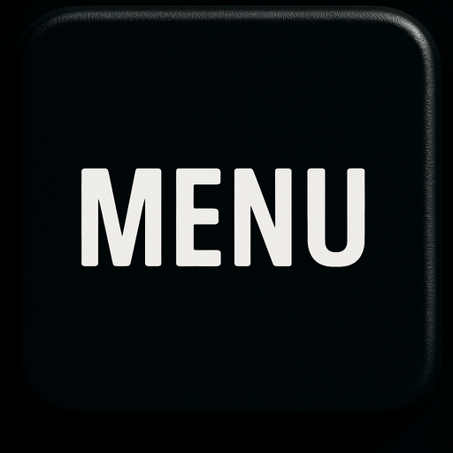 REPLACE THE PENCIL WITH WHITE MENU TEXT