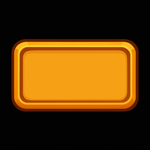 only empty button.
In-Game asset.  2d.  High contrast.  No shadows