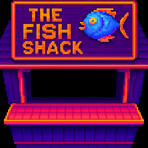 Change the sign to say “The Fish Shack” and make the window larger.