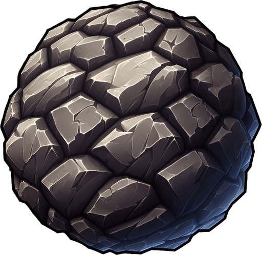 2d stone transparent background.
Single Game Texture. In-Game asset. 2d. Blank background. High contrast. No shadows.