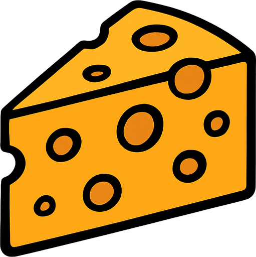 Peynir.
In-Game asset.  2d.  High contrast.  No shadows