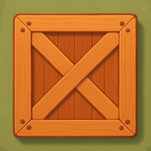 wooden box looking from top