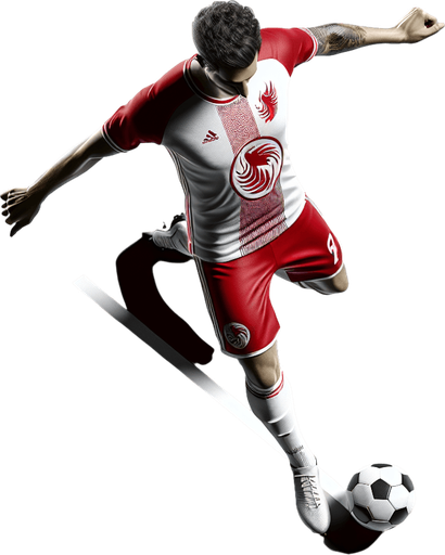 ЛОГОТИП НА ИГРОКЕ СВЕРХУ ФУТБОЛЬНОГО КЛУБА СПАРТАК.
Single Game Texture. In-Game asset. 2d. Blank background. High contrast. No shadows.