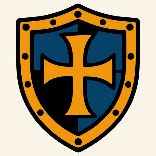 escudo.
In-Game asset.  2d.  High contrast.  No shadows