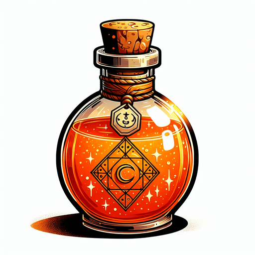 orange potion
orange potion, no background