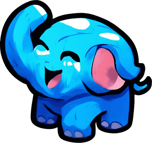 Scared look. Facing viewer. Legs flailing.