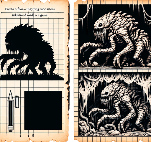 Underground monster.
Single Game Texture.  In-Game asset.  2d.  Blank background.  No shadows
