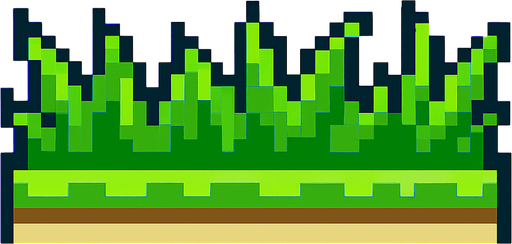 grass for a flappy bird game.
In-Game asset.  2d.  High contrast.  No shadows