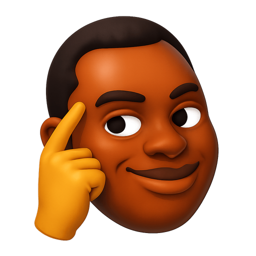 Head of think smart guy meme. face shaped as a marble shaped face made in blender 3D. 
In-Game asset.  2d.  High contrast.  No shadows