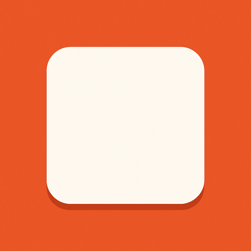 White square with tight round corners, flat shaded, hyper casual game. Single Game Texture. In-Game asset. 2d. Blank background. High contrast. No shadows..
In-Game asset.  2d.  High contrast.  No shadows