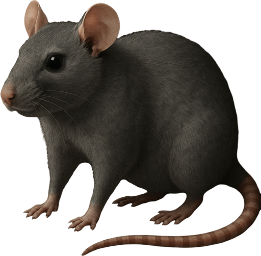 Make it less cartoony and make the rat standing