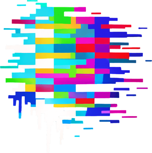 Pibby glitch wall.
In-Game asset.  High contrast.  No shadows