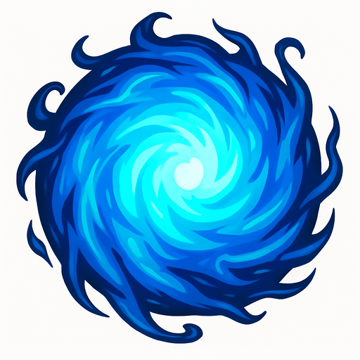 Airball of dragon shout. sphere. HD colors..
In-Game asset.  2d.  High contrast.  No shadows