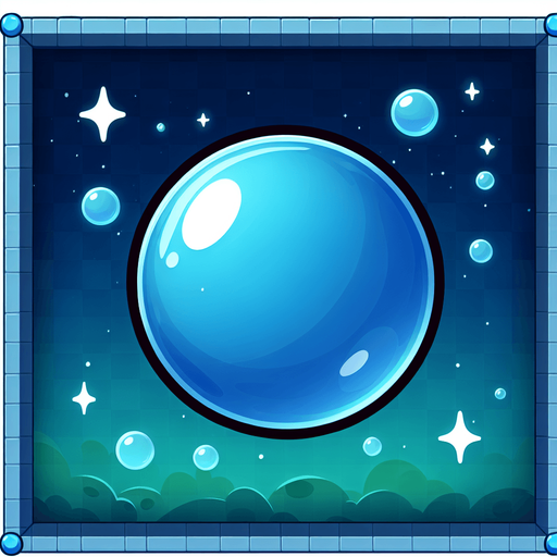 Bubble, opaque, cartoon
Single Game Texture. In-Game asset. 2d. Blank background. High contrast. No shadows.